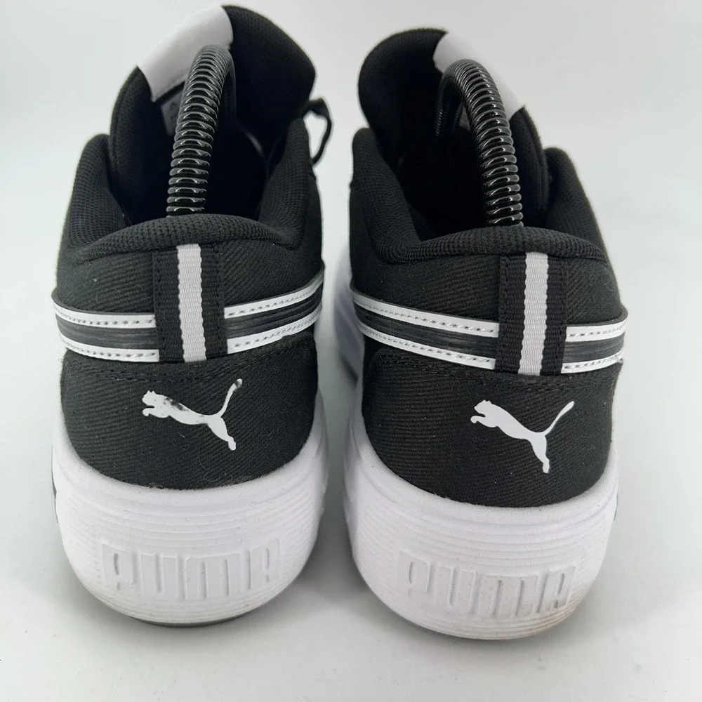 PUMA Kaia 2.0 CV Shoes Womens Size 8 Black Canvas Platform SoftFoam+ Sneakers - Picture 5 of 15